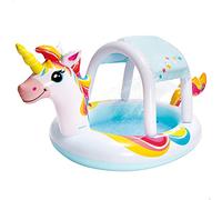 Intex- Piscina Spruzzo Unicorno, Colore Vari, 58435NP