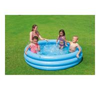 Intex 58426NP - Piscina Gonfiabile Crystal Blu, Vinile, Blu, 147x33 cm