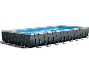 Intex Piscina Ultra Frame Rettangolare XTR - 975 x 488 x 132 cm - Starter Set con clorinatore e accessori premium