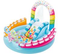 Intex 57144NP - Piscina Gonfiabile Play Center Caramella, Vinile, Multicolore, 170x168x122 cm