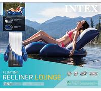 Intex 58868EU - Chaise Longue Gonfiabile Mare Sport, Vinile, Multicolore, 180x135 cm