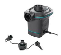 Intex POMPA ELETTRICA PER GONFIAGGIO CON 3 UGELLI MATERASSINI PORTATILE 66640