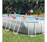 Intex 16.5'X9'X48 Prism Frame Oval Pool Set