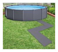 INTEX Protezione per Pavimento ad Incastro 8pz 50x50x0,5 cm 1,9 m²