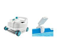 Intex Pulitore automatico per piscina Zx300 Deluxe & Spruzzatore per piscina a LED multicolore - Spruzzatore LED multicolore - Per piscine a prisma e ultra telaio, bianco