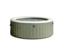 Intex Pure Spa Bubble Massage 4 Posti - Idromassaggio Gonfiabile Verde Olive