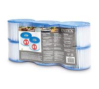 Intex PureSpa 29011E - Cartuccia di ricambio in carta Dacron, tipo S1, per vari modelli PureSpa, confezione da 6