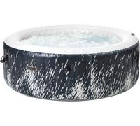 Intex 28494NP - Idromassaggio Gonfiabile Rotondo PureSpa Bubble Glow Deluxe, 4 Posti, 140 Getti, PVC, LED Multicolore, 196x71 cm