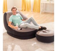 INTEX Sedia Gonfiabile con Poggiapiedi Ultra Lounge Relax 68564NP
