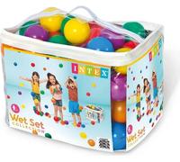Intex- Set 100 Palline, Colori Assortiti, 8 cm, 49600