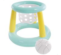 Intex Set gonfiabile per pallacanestro acquatico, Mini cestino per bambini, con pallone gonfiabile, per piscina, giocattolo d'acqua, kit di riparazione, +6 anni