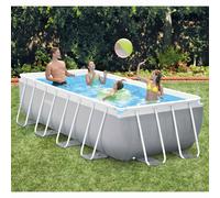 INTEX Set Piscina Prism Frame Rettangolare 400x200x100 cm