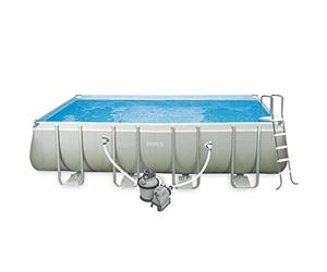 Intex, set piscina vidaXL rettangolare da 549 cm x 274 cm x 132 cm, 28352GN