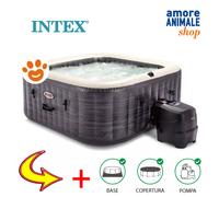 Intex 28450EX vasca idromassaggio e spa 795 L 4 persona(e) Quadrato Grigio