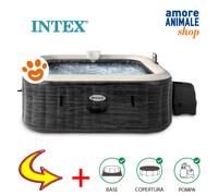 Intex SPA Greystone Deluxe 6 Posti (239x239x71cm) Piscina Idromassaggio 28452