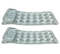 Intex Suntanner 58894EP - Materasso a 18 tasche, con poggiatesta (confezione da 2)