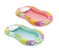 Intex Tropical Oasis 57803EU - Lettino gonfiato 196 x 112 x 23 cm, sgonfio 206 x 122 cm