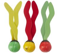 INTEX Underwater Swimming/Diving Pool Toy Sinking Fun Balls (3 Pack)-Multi color
