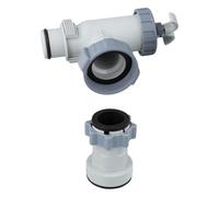 Intex Valvola a stantuffo per piscina, ricambio per modelli 10747 e 10722, adatta per pompe filtranti da 1500-4000 GPH e sistemi di acqua salata, grigio