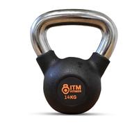 InTheMarket Set kettlebell in gomma, resistenti pesi fitness con manico ergonomico antiscivolo, ideali per allenamento della forza, esercizi a casa e attrezzature da palestra, (da 4 kg a 28 kg), nero