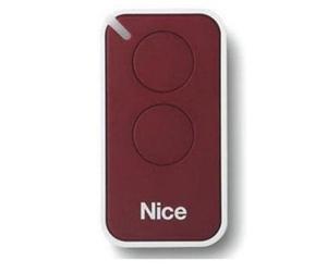 INTI2R TELECOMANDO BICANALE TRASMETTITORE ROSSO 2 CH AUTOMAZIONI CANCELLI NICE