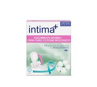 Intim Assorbenti da Giorno con le Ali, 14 Pezzi | con le Ali, 100% Puro Cotone, per Intimo Donna, Assorbenti Ipoallergenici