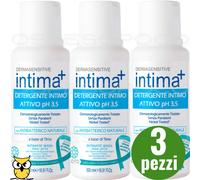 INTIMA + DETERGENTE INTIMO-LENITIVO-ATTIVO-RINFRESCANTE 500ML X1 X3 A SCELTA