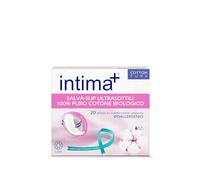 Intim Salvaslip Ultrasottili, 20 Pezzi | 100% Puro Cotone, per Intimo Donna, Salvaslip Ipoallergenici, pH Fisiologico