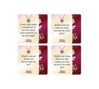 Intimacy Card Game 50-Sheet Romantic Activity Couples Date Night Conversation Cards Game for Bedroom Honeymoon Wedding Road Trip