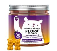 Intimate Balance Flora Vitamin - Benessere Intimo - con Vitamina B2 (Riboflavina) e Vitamina C - 30 pezzi (1 mese) - Multivitaminico Donna - Senza zuccheri aggiunti, Vegan - Bears with Benefits