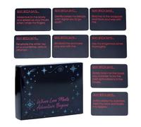 Intimate Challenge Deck - Couples Communication Game, Adult Game Cards with Premium Paper Quality, Fun Activity for Date Night, Honeymoon Travel Camping Use, Gift for Adults Men Women