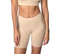 Intimidea - Intimo Guaina Contenitiva a Vita Alta con Gamba, Tassello Antibatterico e Cinturino Antiscivolo Art. 410135 (M/L, Skin)