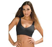 Intimidea Reggiseno Modellante Extra-Comfort Effetto Push-up Naturale [Nero, Tg. L/XL]