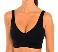 Intimidea Reggiseno Modellante Extra-Comfort Effetto Push-up Naturale [Nero, Tg. S/M]