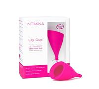 Intimina Lily Cup Size B: Coppetta Mestruale Sottile, Menstrual Cup Utilizzabile per un Massimo di 8 ore, Coppa Mestruale per Raccogliere il Flusso, Coppetta Mestruale Morbida