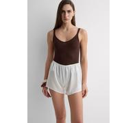 Intimissimi Body a canotta in Cotone Ultralight Cotton Donna Marrone Taglia L