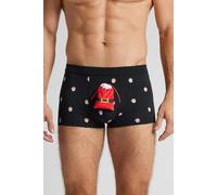 Intimissimi Boxer Cotone Superior Stampa Babbo Natale Uomo Nero Taglia 3