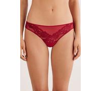 Intimissimi Brasiliana con Pizzo Floreale Donna Rosso Taglia 2