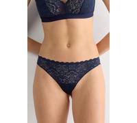 Intimissimi Brasiliana in Pizzo e Microfibra Donna Blu Taglia 2