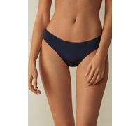 Intimissimi Brasiliana Senza Cuciture in Microfibra Ultra Light Donna Blu Taglia 2