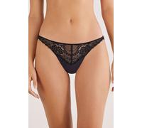 Intimissimi Brasiliana Sheer Glamour Donna Nero Taglia 2