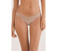 Intimissimi Brasiliana Stile Anni '80 in Pizzo e Cotone Donna Naturale Taglia 2