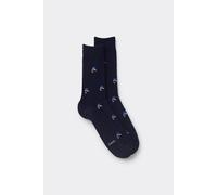Intimissimi Calze Corte in Cotone Stampa Sonic Uomo Blu Taglia 44-45