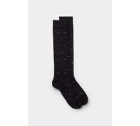Intimissimi Calze Lunghe Cotone Soft Uomo Nero Taglia 42-43