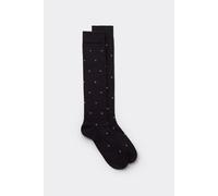 Intimissimi Calze Lunghe Cotone Soft Uomo Nero Taglia 44-45