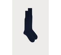 Intimissimi Calze Lunghe in Cotone Filo di Scozia Rasato Uomo Blu Taglia 44-45
