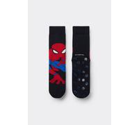 Intimissimi Calzini Antiscivolo Marvel Spider-Man Uomo Blu Taglia TU