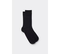 Intimissimi Calzini Corti Cotone Soft a Coste Uomo Blu Taglia 42-43