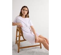 Intimissimi Camicia da Notte in Cotone Ultrafresh Donna Bianco Taglia L