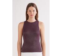 Intimissimi Canotta a Costine in Cotone Lamè Donna Rosso Taglia L
